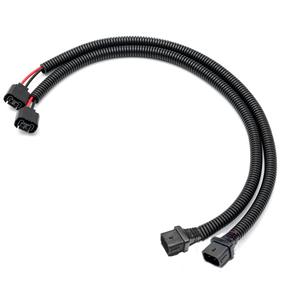 Ritafc 18"" Fog Light Extension Harness 5202 H16 PSX24W Fit for 10-18 Jeep Wrangler JK Extension Wire Connector Sold as Pairs - Plug & Play Fog Light Harness