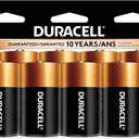 Duracell Coppertop D Batteries, 8 Count (Pack of 1), D Battery with Long-Lasting Power, All-Purpose Alkaline Battery for Household and Office Devices