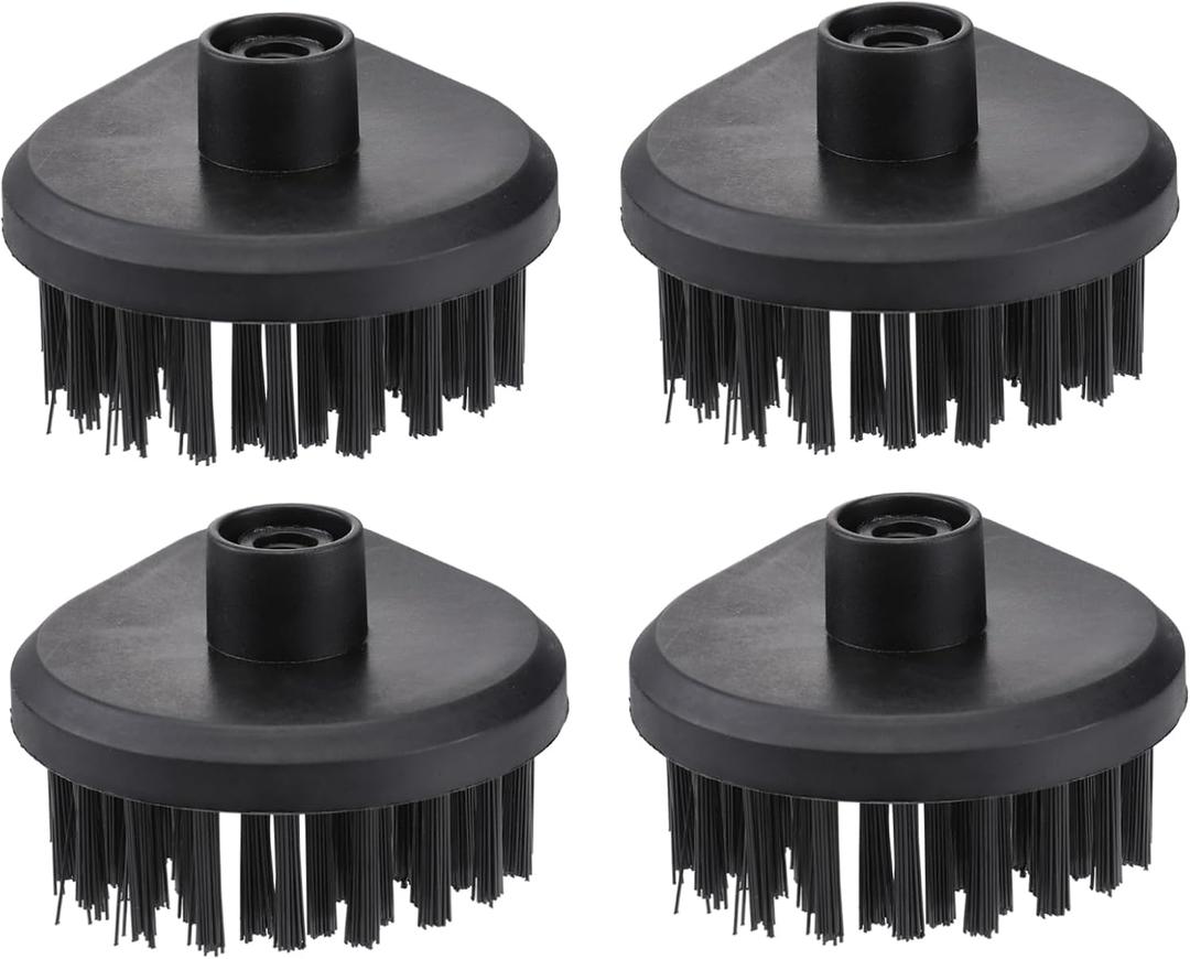 VICASKY 4pcs Cleaning Machine Brush Heads for Steam Cleaner Accessories Versatile Drill Brush for Household Repair Use Durable High Grade Material for Surface Scrubbing