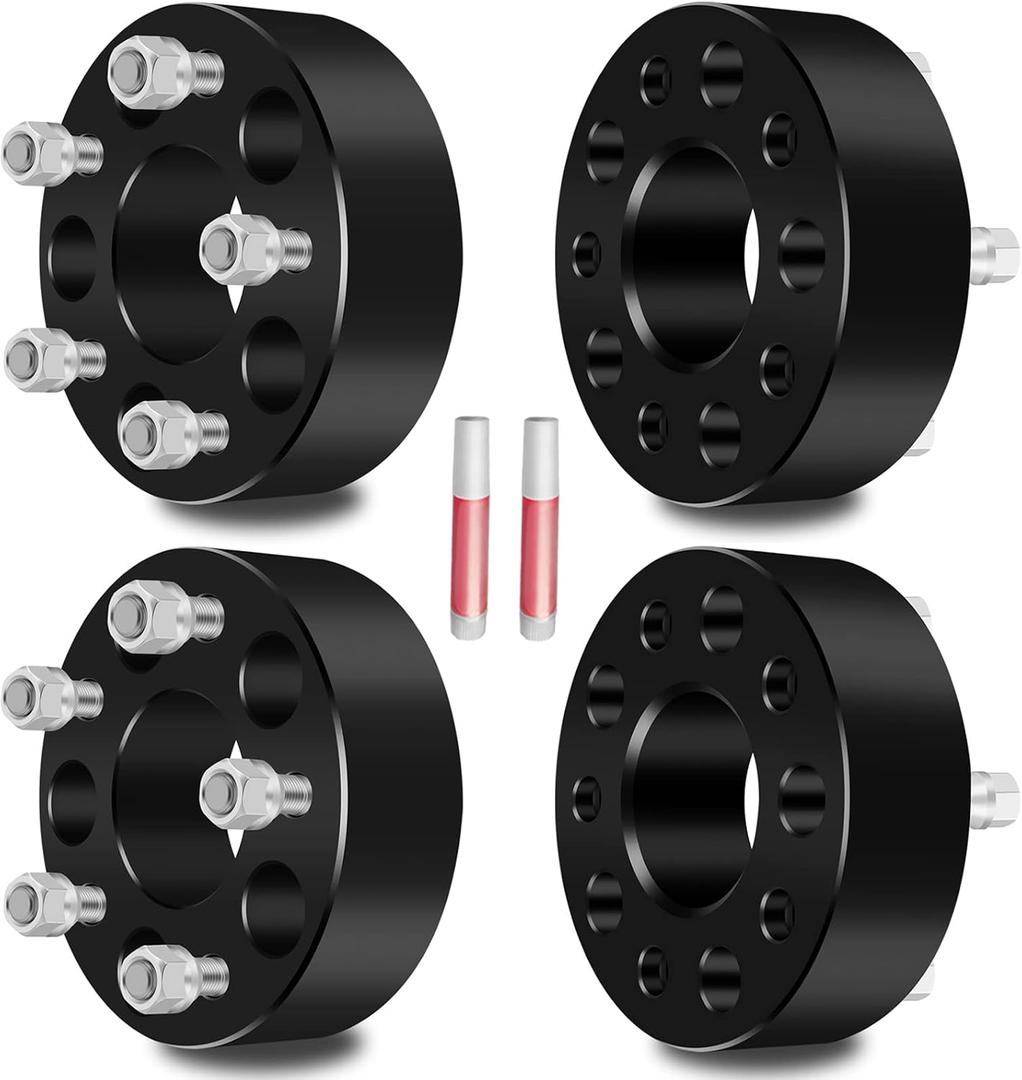 ECCPP 4PCS 2" 5 Lug Wheel Spacers 5x4.75 5x120.65mm 12x1.5 Studs 70.5mm fits for 1984-2019 for Chevrolet Corvette| 1987-2005 for Chevrolet Blazer |1990-2004 for GMC Sonoma