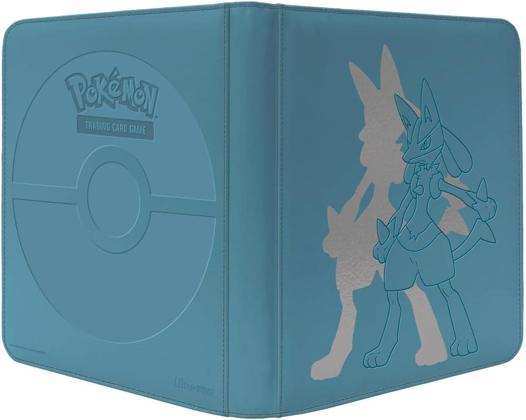 Ultra Pro | Pokemon Elite Series: Lucario 12-Pocket Zippered PRO Binder | Trading Card Game Accessory| Ages 6+