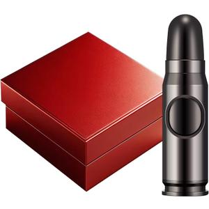 Navpeak Windproof Butane Torch Lighter - Refillable Jet Flame Lighter Bullet Shaped for Candles, Outdoor, Desserts, and Baking, BBQ & Emergency Survival Gear (Butane Not Included) (Black)