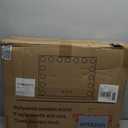 22.8" x 18.2" Wall-Mounted Mirror Vanity Mirror with Lights White Makeup Mirror Hollywood Mirror with 15 Dimmable LED Bulbs 3 Color Modes 10X Magnification & USB Charging Port