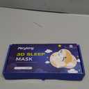 Sleep Mask with Bluetooth 5.4 Headphones, Wireless Music Sleep Eye Mask for Side Sleepers, 3D Contoured Comfort & Built-in HD Stereo Earphones, Blackout for Travel (Peach Pink)