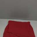 Two Piece Skirt Set for Women Summer Asymmetrical Mesh Strapless Tube Tops Mini Skirt Set Going Out Outfits, (Medium,Solid Wine Red)