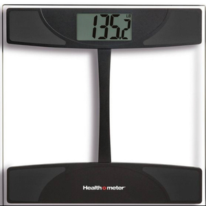 GLASS WEIGHT TRACKING SCALE BLACK/CLEAR - HEALTH-O-METER