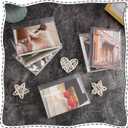50Pcs Clear Greeting Card Storage Box, 4.5 x 6 x 1 Inch Greeting Card Boxes Clear Plastic Photo Storage Organizer (4.5 x 6 x 1 Inch)