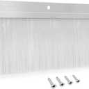 1 Set Door Brush Sweep – 2.80" x 39.3" CEPIA Garage Door Seal –White Roll Up & Exterior Door Sweep for Bottom Gap Protection (39.3 in / 1000 mm)