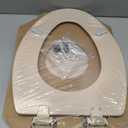 Bemis 1500EC 068 Toilet Seat with Easy Clean & Change Hinges, 1 Pack Elongated, Fawn Beige