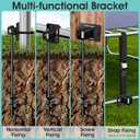 Ground Anchors Screw in, Multi-Purpose Trampoline Stakes Heavy Duty, 3" Wider Spiral Mobile Home Anchors Hurricane Earth Anchor for Trampoline, Storage Shed, Swing Sets, Carports, 6Pcs