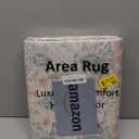 8x10 Washable Rugs for Living Room: Bedroom Area Rug Stain Resistant Non Slip Low Pile Lightweight Soft Carpets for Dining Room Kitchen Nursery Kids Room Playroom Home Office Indoor, Animal and Floral-Cream Green