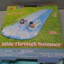 JOYIN 22.5FT Water Slide and 2 Inflatable Boards, Extra Long Heavy Duty Double Lawn Waterslide with Sprinkler for Kids Adults Backyard Summer Water Toy Outdoor Fun, Blue, Light Blue