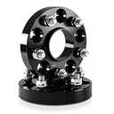Customadeonly 25mm (1 Inch) Hubcentric Black Wheel Spacers 5x100 Compatible for Toyota Corolla Prius Camry Matrix Celica, Scion tC xD, Lexus CT200h ES250, Pontiac Vibe (2pc 54.1mm M12x1.5) Spacer
