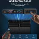 Foot Massager for Neuropathy,Plantar Fasciitis, High-Frequency Vibration Feet Massager with Heat, 30 Speed Levels & 3 Angles Relax Calf Leg and Foot for Circulation Pain Relief, Remote Control (Black)