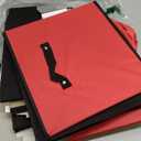 inin Christmas Ornament Storage Box with Adjustable Dividers,Stackable Drawer Ornament Organizers,Ornaments Storage Container Bin with Lid for Xmas Decorations (72 Ball, Red, with Removable Tray)