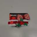 azuza Christmas Cat Collar Breakaway with Bells, 2 Pack Holiday Celebration Cat Collars with Cute Holly and Bowtie Accessories, Size Adjustable from 8"-12"