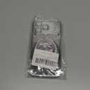 Changjia Glitter Kickstand Case for iPhone 17 Pro,Cute Luxury Bling Sparkly Diamond Rhinestone with Camera Lens Protector Liquid Flowing Ring Stand TPU Bumper Women Girls Case for iPhone 17 Pro,Silver