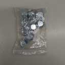 10PCS 1/2-20 Inch Trailer Lug Nuts, Zinc Plated 509 Lug Nuts, Open End Acorn Nut, Tire Lugs Wheel Nuts Replacement Fits 1/2" Wheel Lug Studs, Universal for Trailer Camper RV Truck