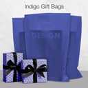 Choice Marts Merchandise Bags 100 Count Indigo Color 9" x 12" Bags 1.5 Mil Thick Glossy With Handles
