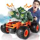Bennol Remote Control Dinosaur Cars Trucks Toys for Kids Boys 3-5 4-7 8-12, 2.4GHz RC Dino Car Toys Gifts for 3 4 5 6 Year Old Boys Kids, Indoor Outdoor RC Car Dinosaur Toys for Kid 3-5 4-7 5-7 8-12