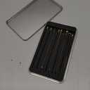 Metal Cocktail Martini Picks Gold, 4.1 in Olive Skewers Stainless Steel, Martini Garnish Sticks Reusable, Metal Toothpicks for Drinks, Appetizers, Cheese, Gift for Mother Bar Accessories - 9 Pcs