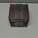 Gear Ball 3D Printed Spin Ball Cube Fidget Toys, Gear Sphere Fidget Toy, GearSphere Desk Toy Stress Fidget Balls, Fidgets Spinners for Adults & Kids Anxiety Relaxing (Laser Blue Gold, 3.1 Inch)