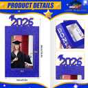 Foilswirl 8 Sets of 2026 Graduation Table Decorations Photo Centerpieces for Table Graduation Picture Frames Box Lighted Done Grad Party Favor for College Graduate Friends Gifts(Blue)