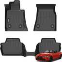 Wailtnb-Mats for BMW M4 Competition, M440i, 430i Convertible 2021-2025 Floor Mat All Weather Floor Liner Car Mat for BMW M4 Custom Fit Automotive Full Set Accessories