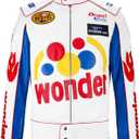 Adult Men Race Car Driver Racing Costume Leather Jacket Wonder Halloween Cosplay Bomber Leather Jacket