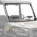 A & UTV PRO Front Full Windshield for 2015-2025 Polaris Ranger Midsize SP 570 Accessories, Clear Dustproof Durable Hard Coat PC Front Scratch Resistant Windowshield Compatible with Polaris Ranger 570