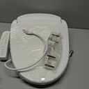 Kohler PureWash E580 Round Bidet Toilet Seat, White, Quiet-Close Lid Prevents Slamming, Self-Cleaning Wand, Adjustable Water Pressure with Multiple Cleansing Options