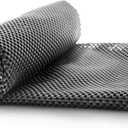 ROOF CARGO BAG PROTECTIVE MAT for Car Roof Storage Bags with EXTRA PADDING and GRIP Place the car roof mat under any rooftop cargo bag TOP UNIVERSAL ROOF RACK PAD for PROTECTION from Car Roof Racks
