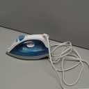 Sunbeam Compact Steam Iron, 1200 Watts, Non-Stick Soleplate, Powerful Shot of Steam, Horizontal or Vertical, Spray Mist, Precision Tip, White/Blue (One Size)