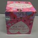 Hollyhi 59 Pcs Kids Makeup Kit for Girl, Washable Play Makeup Toys Set for Dress Up, Pretend Beauty Vanity Set with Cosmetic Case Birthday Toys for Girls 3 4 5 6 7 8 9 10 11 12 Years Old Kids Toddlers