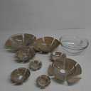 Duralex Made In France Lys Stackable 9-Piece Glass Bowl Set,Clear (9 Piece Set)