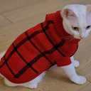 Turtleneck Dog Argyle Sweater for Small Dogs Cat