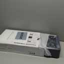 Decflow 3-in-1 Elevated Dog Bowls, 4 Height Adjustable Raised Dog Bowl with Stainless Steel Food Bowl, Slow Feeder, No Spill Water Bowls for Medium Large Dogs (Blue)