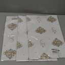 Set Of 3: WRAPLULU Eid Wrapping Paper - 4 Jumbo Sheets, 28 * 40 Inches - White Ramadan Gift Wrap with Eid Mubarak, Perfect for Islamic Eid Holiday Celebrations