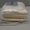 Lounsweer 8 Packs Satin Tablecloth 102 x 58 Inches Rectangle Table Cover Silk Smooth Fabric Party Table Cloth for Rectangle Parties, Holiday Dinner Wedding Banquet Decoration(Ivory)