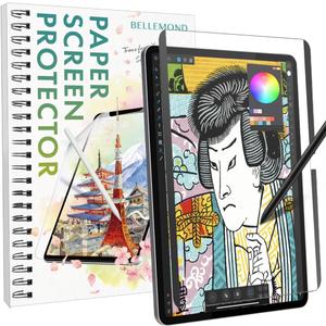 BELLEMOND | Removable Kent Paper Screen Protector | Compatible with Samsung Galaxy Tab S10 FE + / S10 FE Plus - 13.1" | Removable and Reusable Matte Film | Reduces Pencil Tip Wear | 1PC