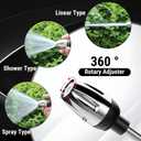 Turn Any Hose into a High Pressure Water Cleaning Jet, 2026 New Power Jet Water with High Pressure Hose Nozzle,Adjustable Hose Nozzle with Three Spray Modes for Yard Pets Car