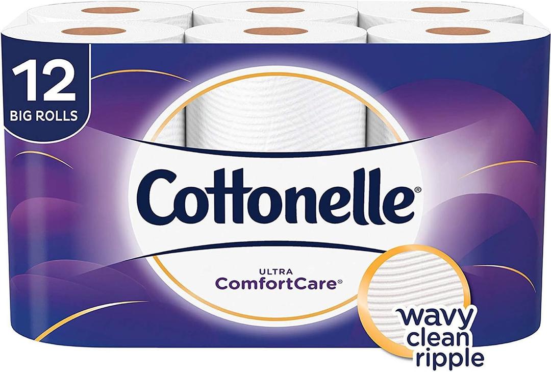 Cottonelle Ultra Comfort Care Toilet Paper, Big Roll, 12 Count