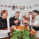 Hispanic Heritage Month Party Decorations 45Pcs Wooden Ornaments Circles with Holes Latino American Wooden Hanging Decorations for Hispanic Heritage Party Favors Supplies Store Home Birthday