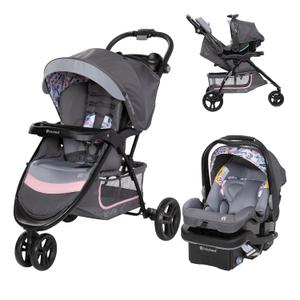 Baby Trend EZ Ride SE Travel System with Secure-Lift Infant Car Seat, Bluebell, Manufactured Date 04/2026