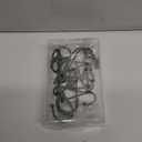 Bathway Shower Curtain Hooks, Black Shower Curtain Rings Rust Proof, 12PCS Shower Hooks for Shower Curtain, T-Bar Design Convenient Elegant Shower Curtain Hangers for Bathroom Kitchen Wardrobe