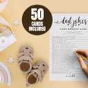 50 Pack Baby Shower Games - Fun Dad Joke Game - Great for Baby Shower, Baby Sprinkle, or Any Party!