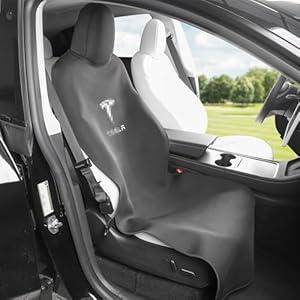EVMODS for Tesls Dog Seat Cover, Seat Protector for Tesla Model Y/ 3 Waterproof Child Seat Protect Accessories (1-Pack)