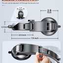 eSamcore iPad Holder for Car, Dashboard Tablet Holder for Car Suction Cup Mount with Large Clamp for All 6"-11" Apple iPad Accessory Samsung Galaxy Tab Tablet Stand