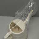 1 Gallon Watering Can Outdoor, Plastic Water Can for Plants with Comfort Grip Handle, Detachable Sprinkler Head (Ivory)