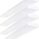 ANTLUX 4FT LED Wraparound 40W Shop Lights for Garage, 4400lm, 6000K, 4 Foot Crystal LED Wrap Light, 48 Inch Integrated Linear Strip Flush Mount Office Workshop Ceiling Lighting Fixture, 4 Pack